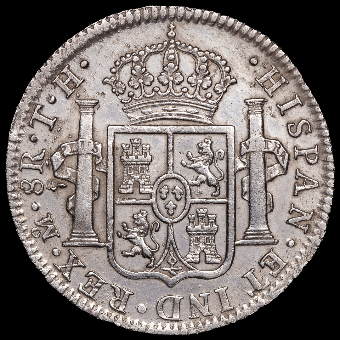 8 Reales Carlos IV 1804 Mexico