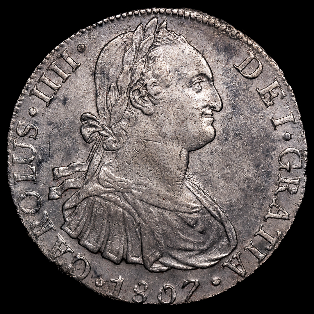 8 Reales Carlos IV 1807 Lima