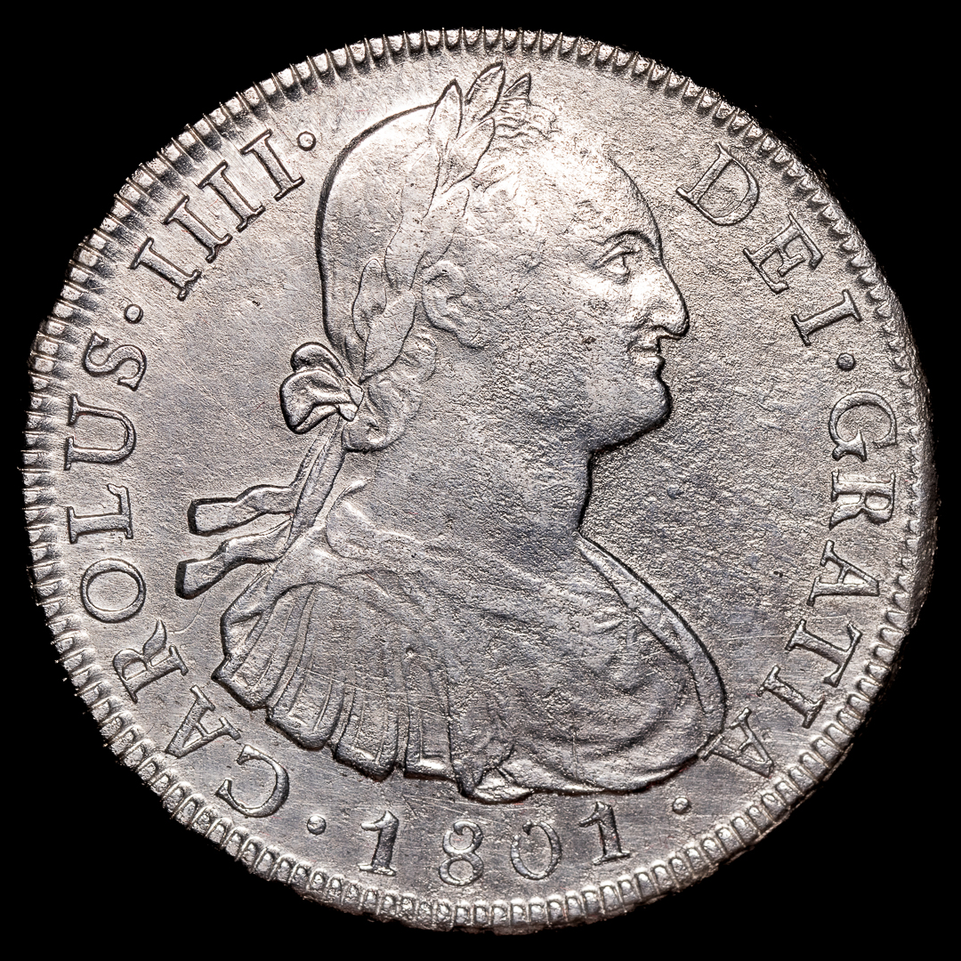 8 Reales Carlos IV 1801 Potosí