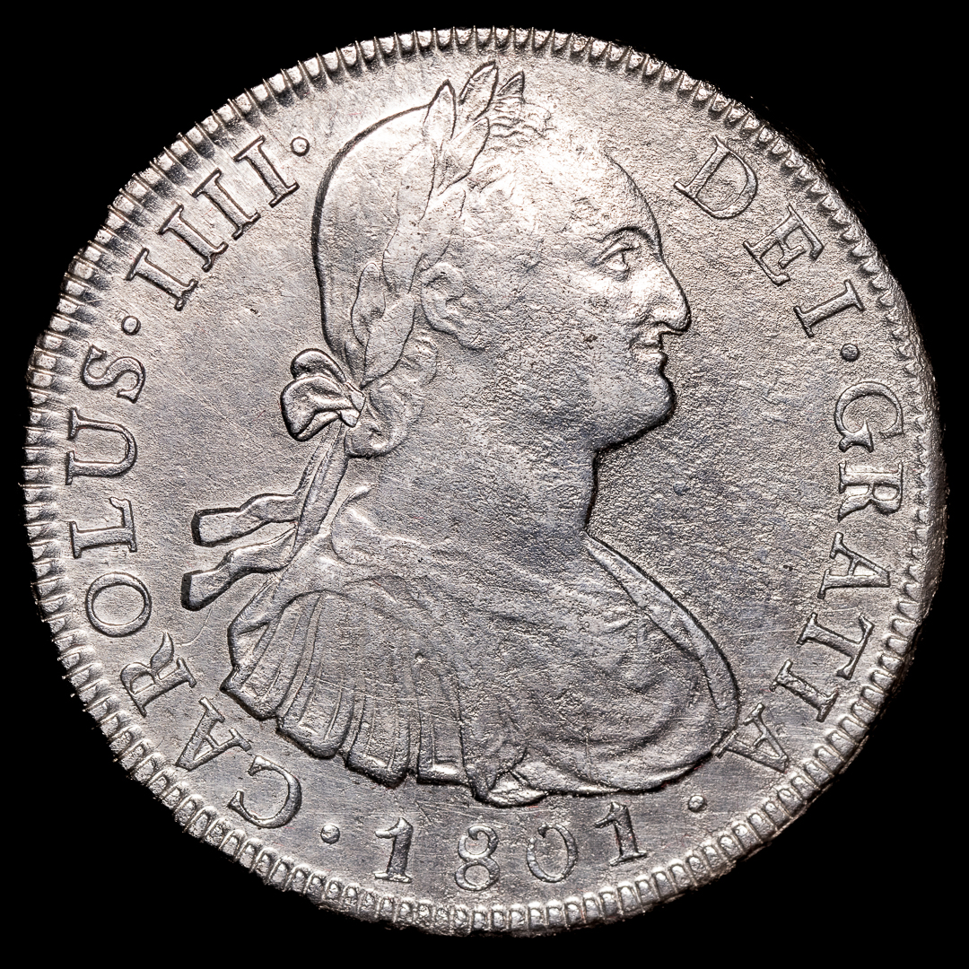 8 Reales Carlos IV 1801 Potosí