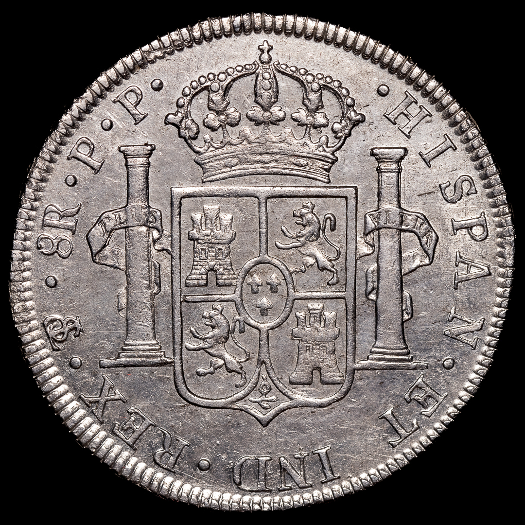 8 Reales Carlos IV 1801 Potosí