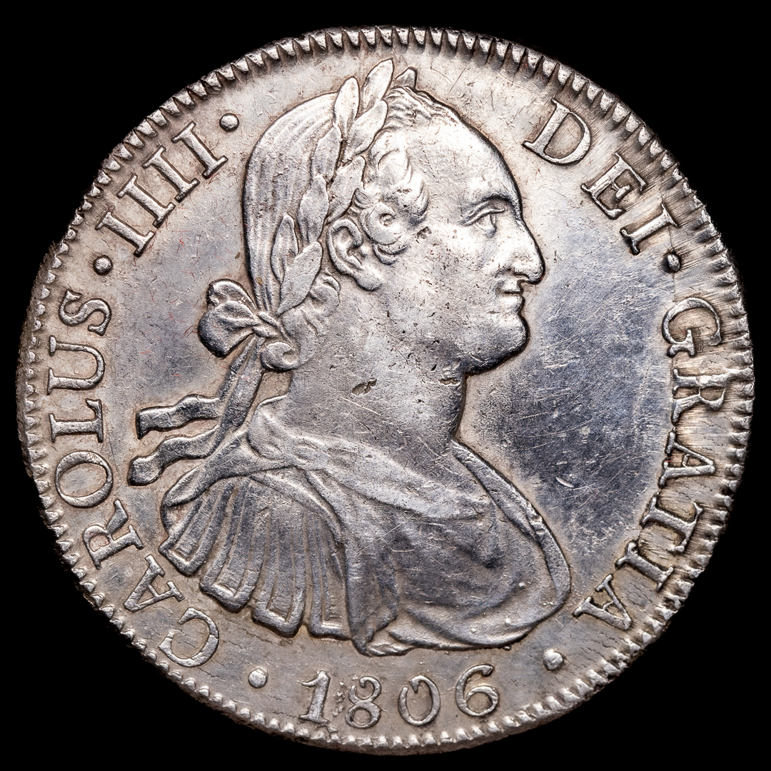 8 Reales Carlos IV 1806 Mexico