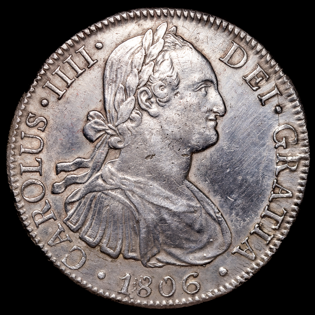 8 Reales Carlos IV 1806 Mexico
