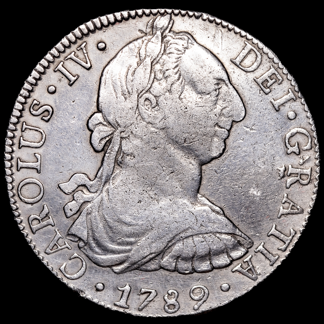 8 Reales Carlos IV 1789 Mexico
