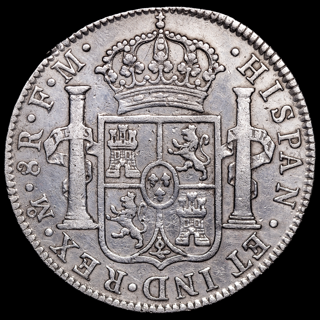 8 Reales Carlos IV 1789 Mexico