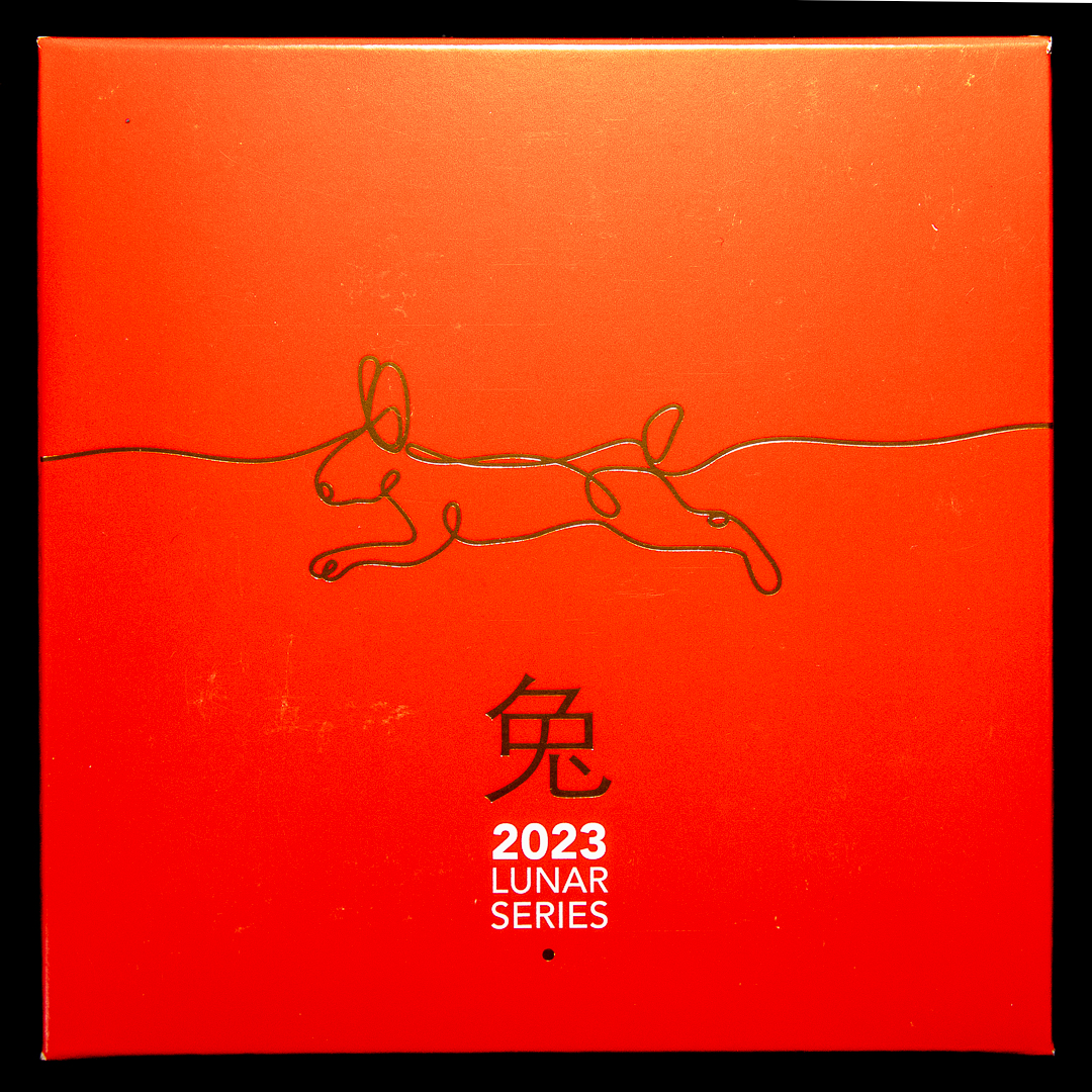 5 Dollars de Australia 2023 Serie Lunar Year Of The Rabbit