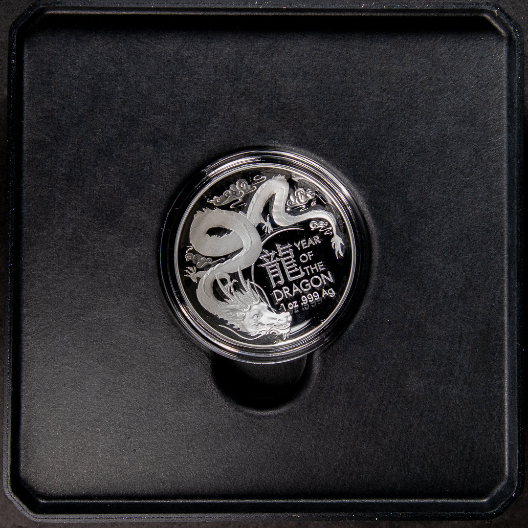 5 Dollars de Australia 2024 Serie Lunar Year Of The Dragon